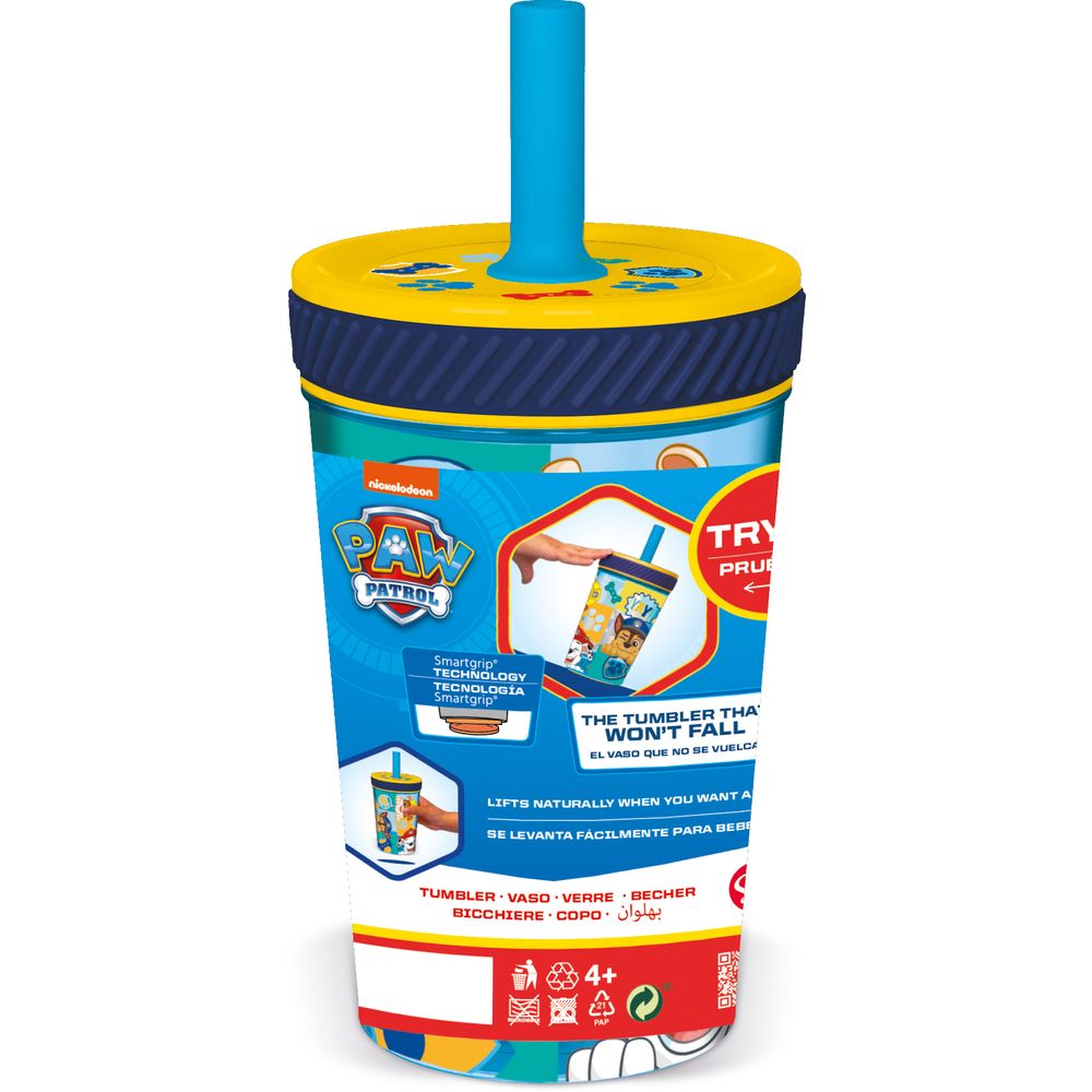 Vaso Silicona 370ml Drop Safe Paw Patrol Chase